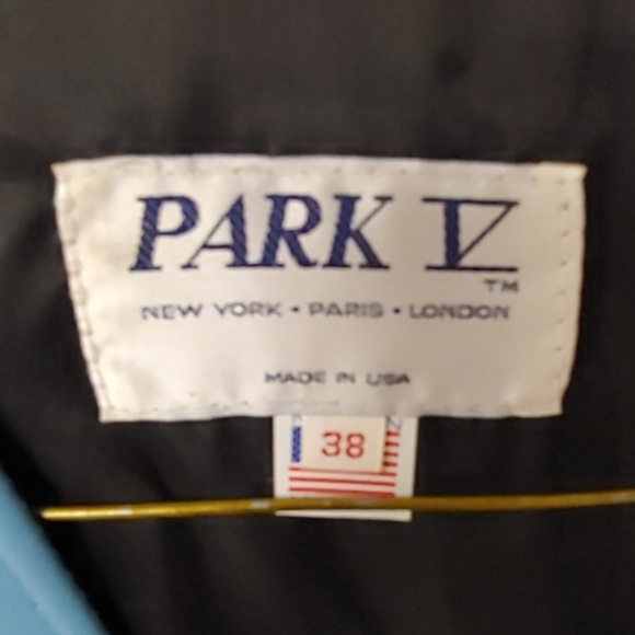 Blue leather vest - Picture 2 of 3